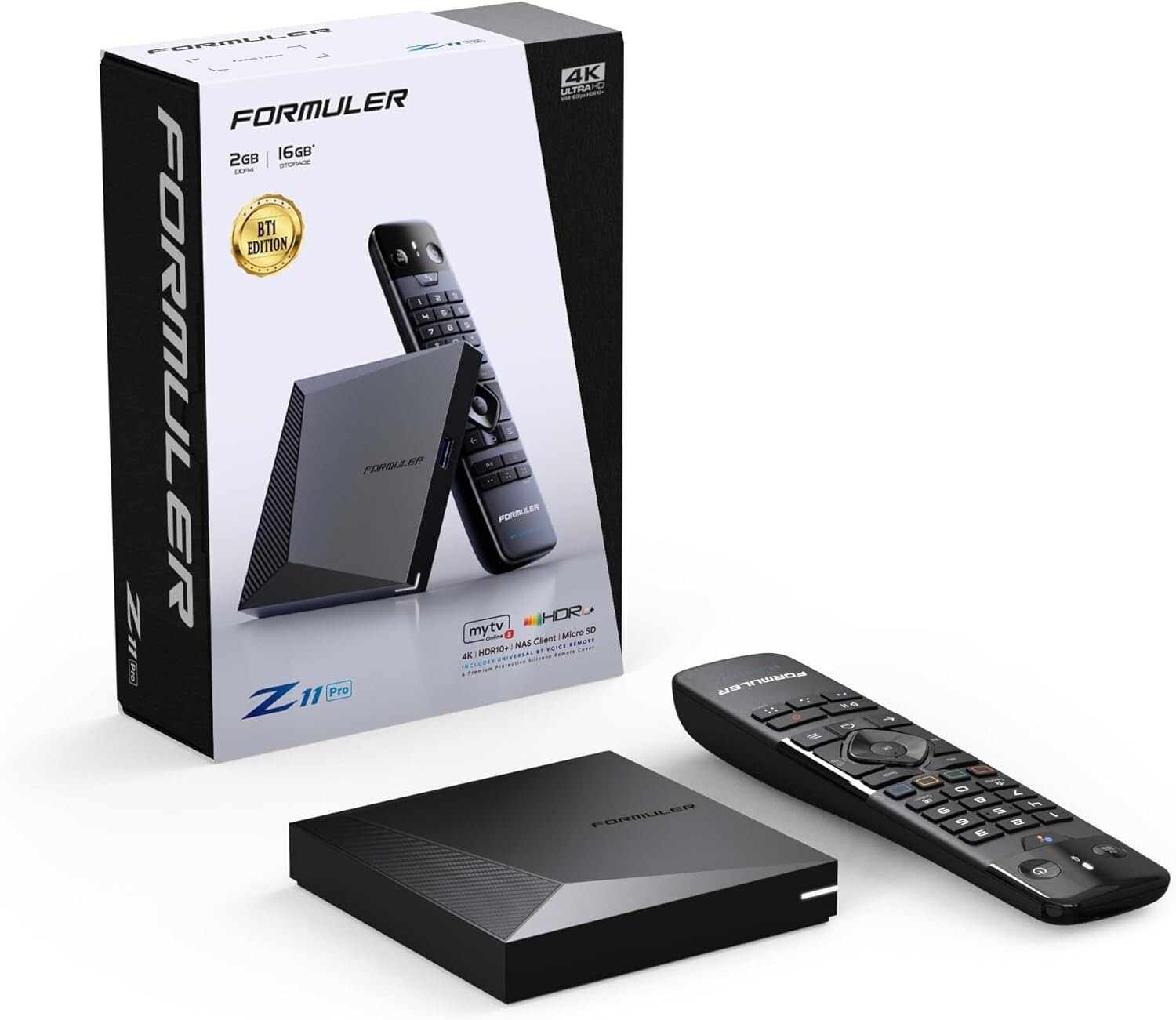 Formuler Z11 Pro Android 11 Dual Band 5G Gigabit LAN 2GB Ram 16GB ROM BT Remote