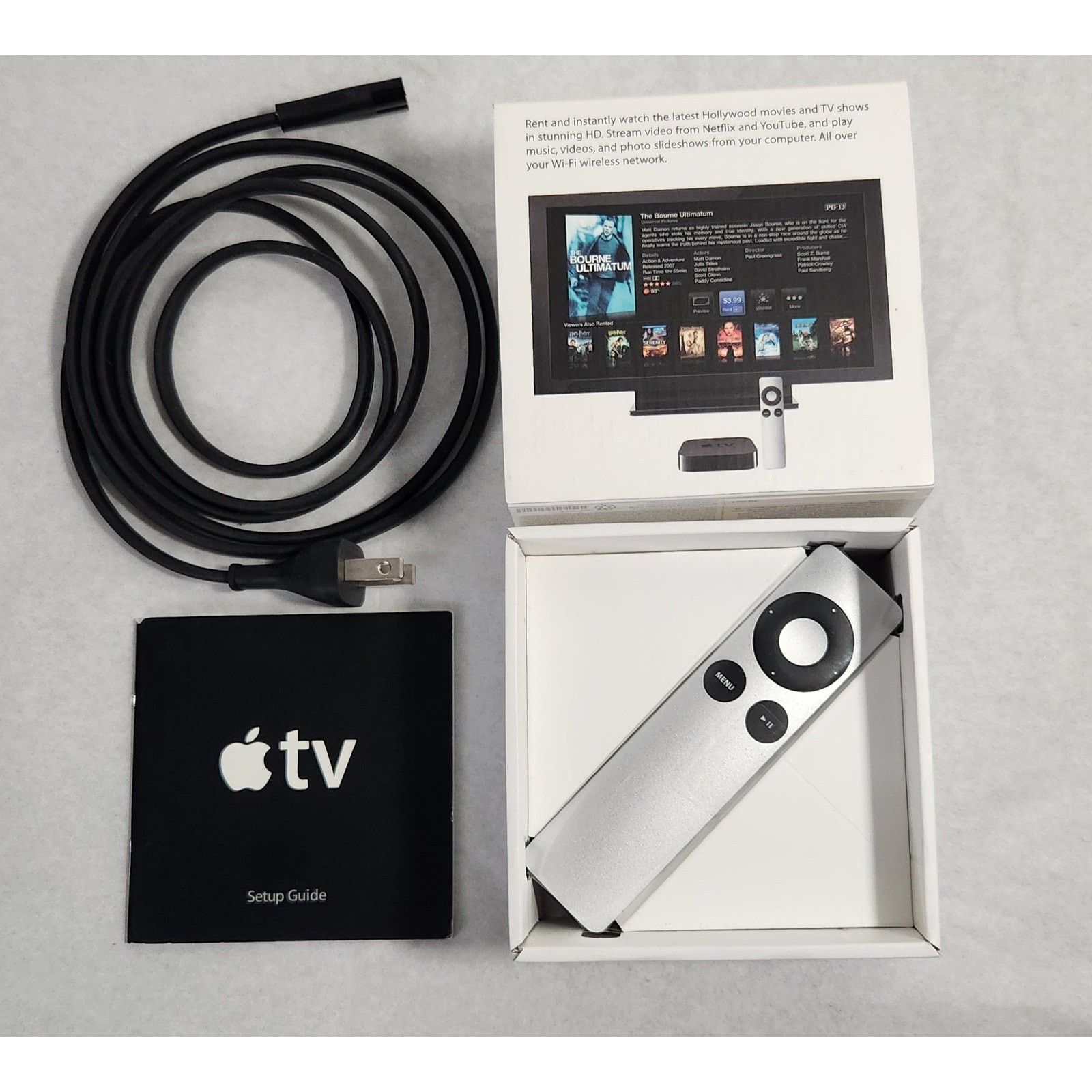 Apple TV 2nd Generation 8GB Tested Media Streamer A1378 Open Box