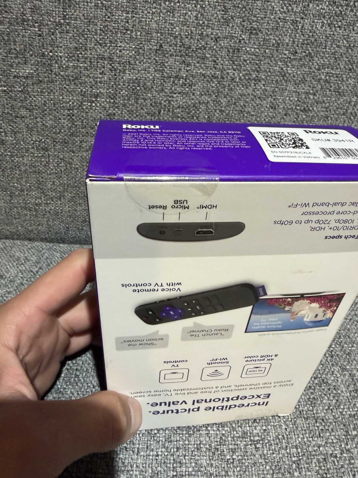 Roku Express 4K+ 3941 HDR Media Streamer [Brand New]
