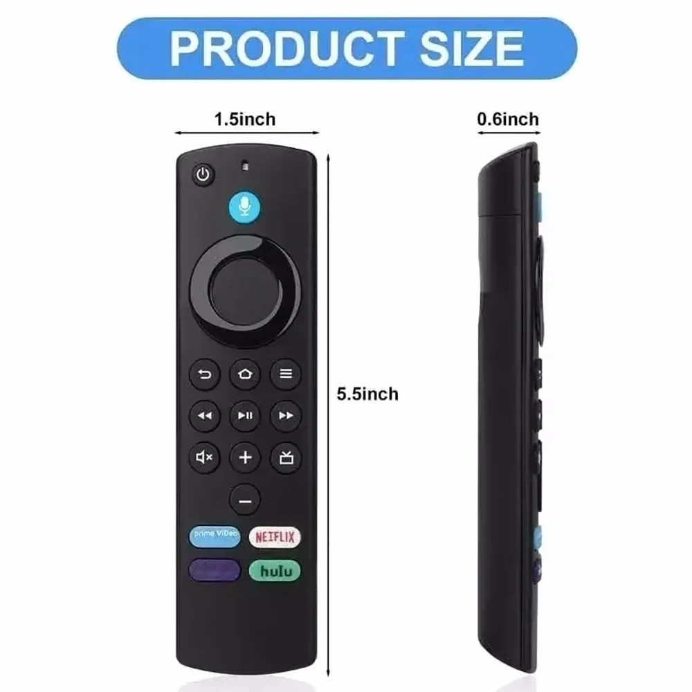 Voice Remote for Fire TV Stick 4K Max 3rd Gen Cube Smart TV Alexa Customizable