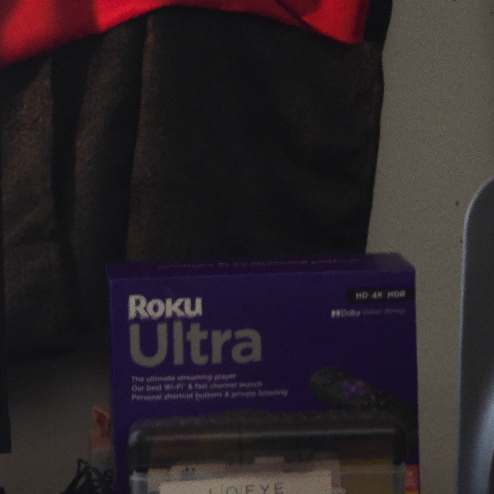 Roku Ultra with voice remote pro 2nd edition rechargable remote w backlit button
