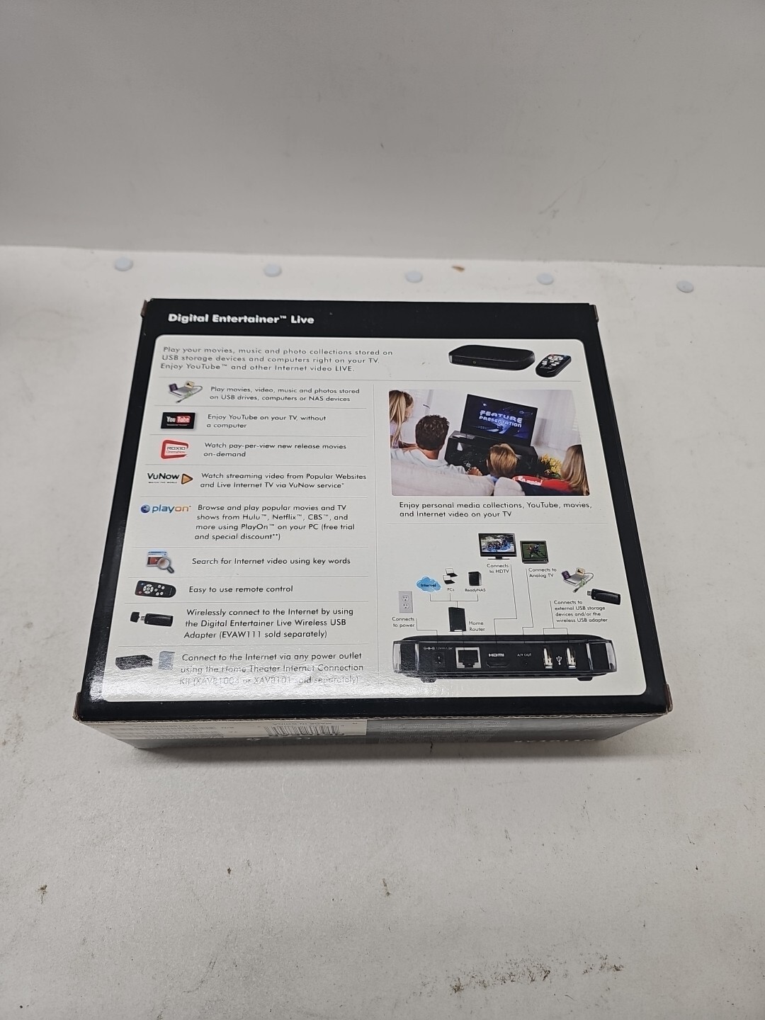 NetGear Digital Entertainer Live Digital HD Media Streamer (A1)