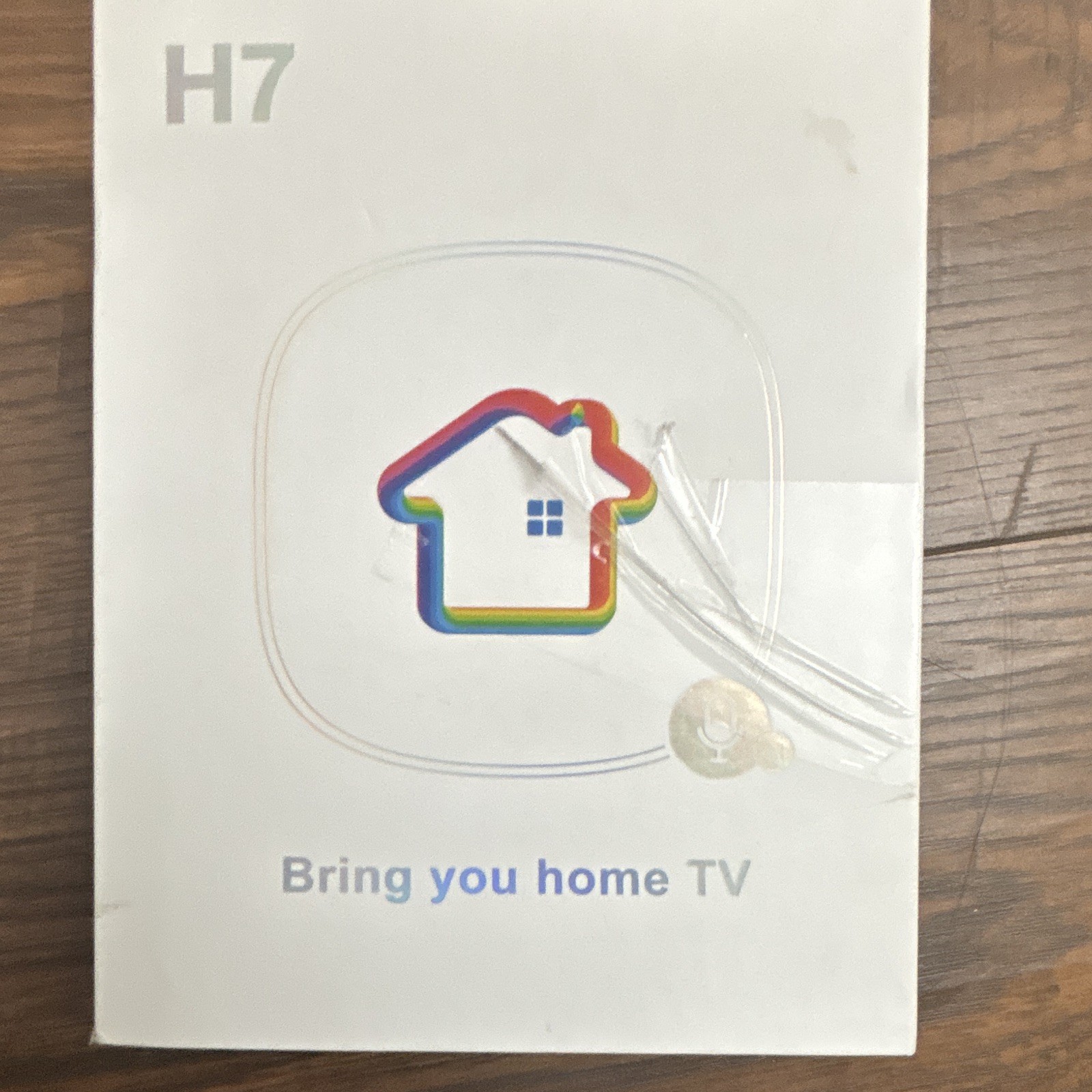 H7 Home TV Media Streamer Box TV Device, Black, Open Box w/ Power Adapter