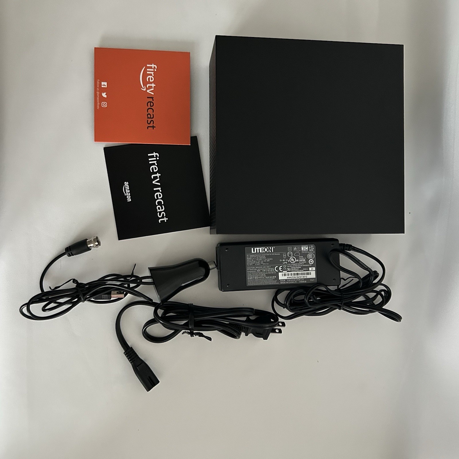 Amazon Fire TV Recast 1TB Over-the-Air DVR 4-Tuners 150 HD Hours Black