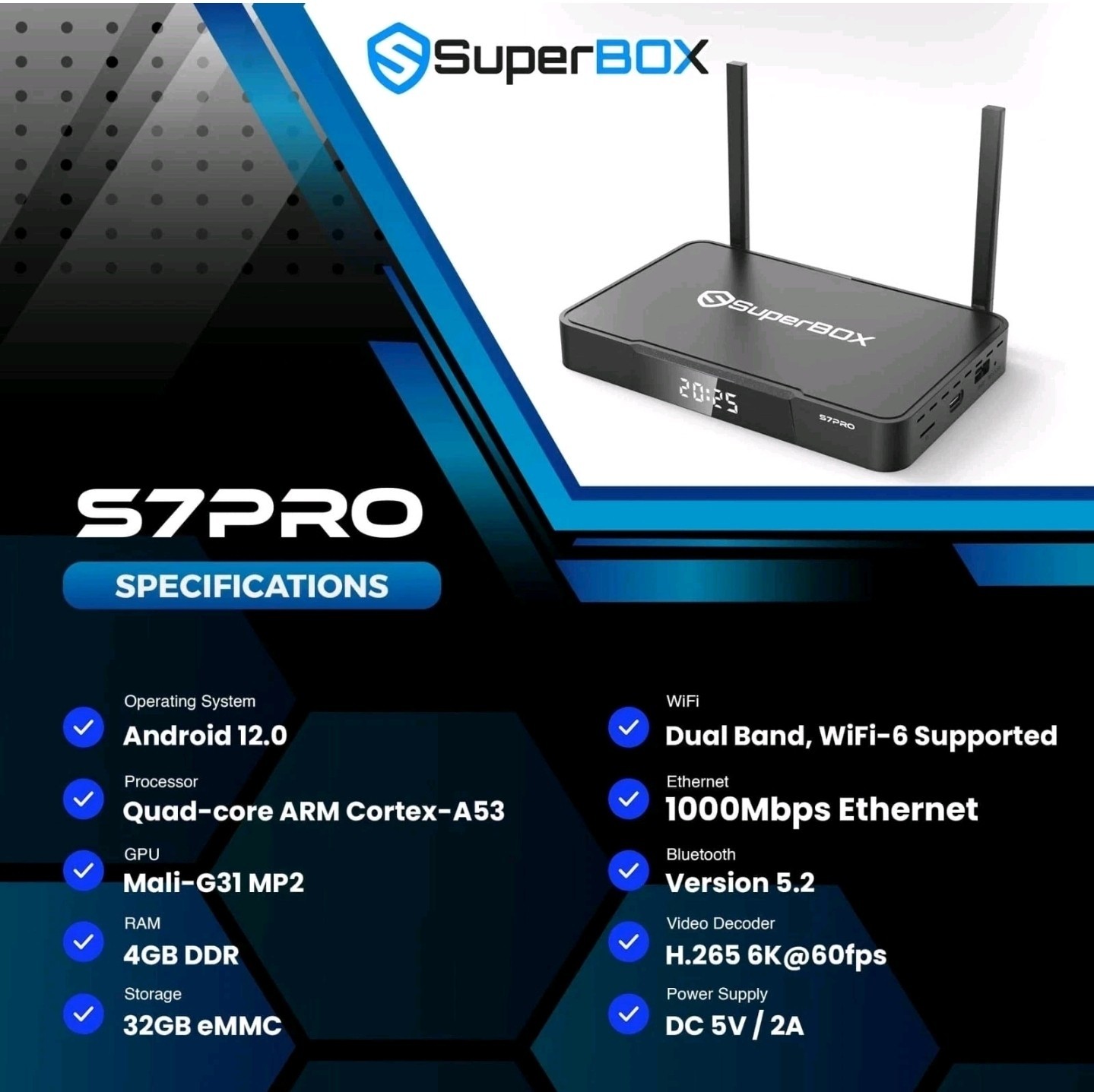NEW -2026 SUPERBOX S7 PRO Newly Upgraded