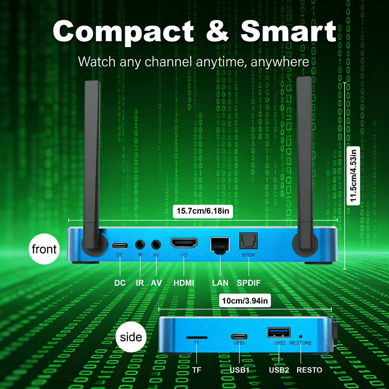 SUPERBOX S7 MAX 6K ANDROID TV BOX | WIFI 6 | USB-C | AUTHORIZED DEALER