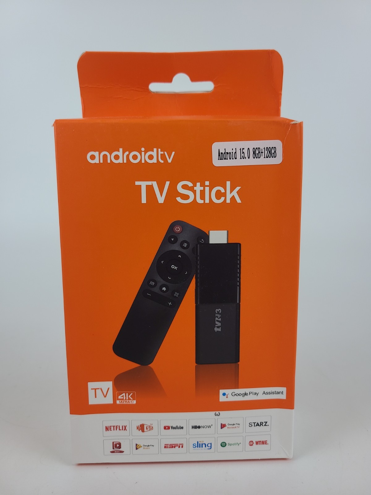 Android TVR3 Android TV Stick 8GB+128 Media Player Smart 4K TV Stick HD2.0 Wifi