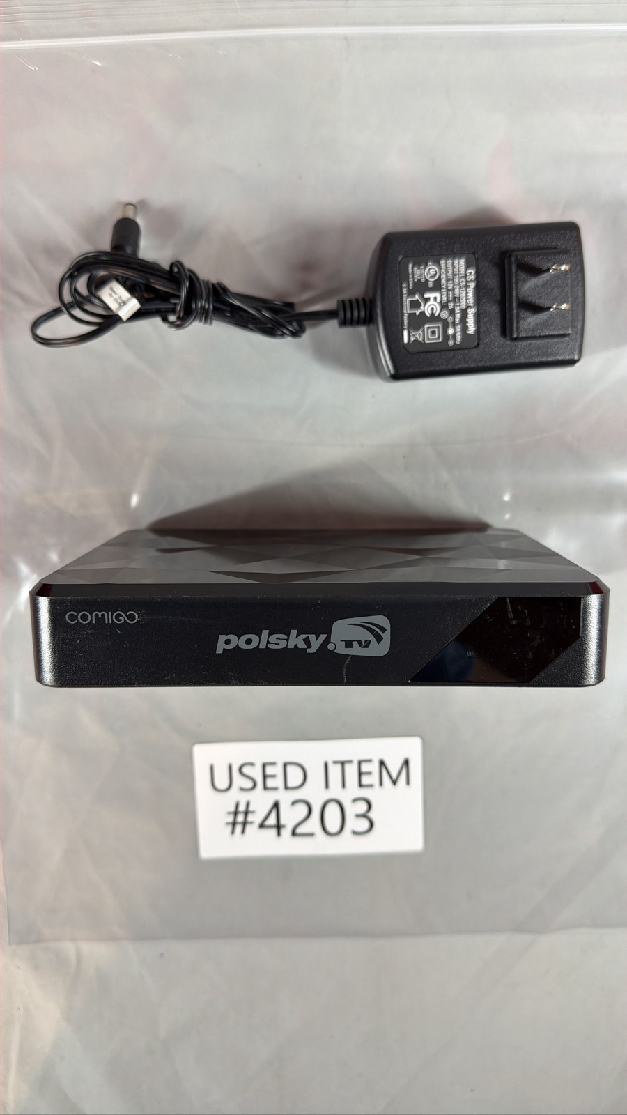 Comigo Duo-OTT CMG-SBOF8C Polsky.TV Media Player Streaming Box with Power Supply