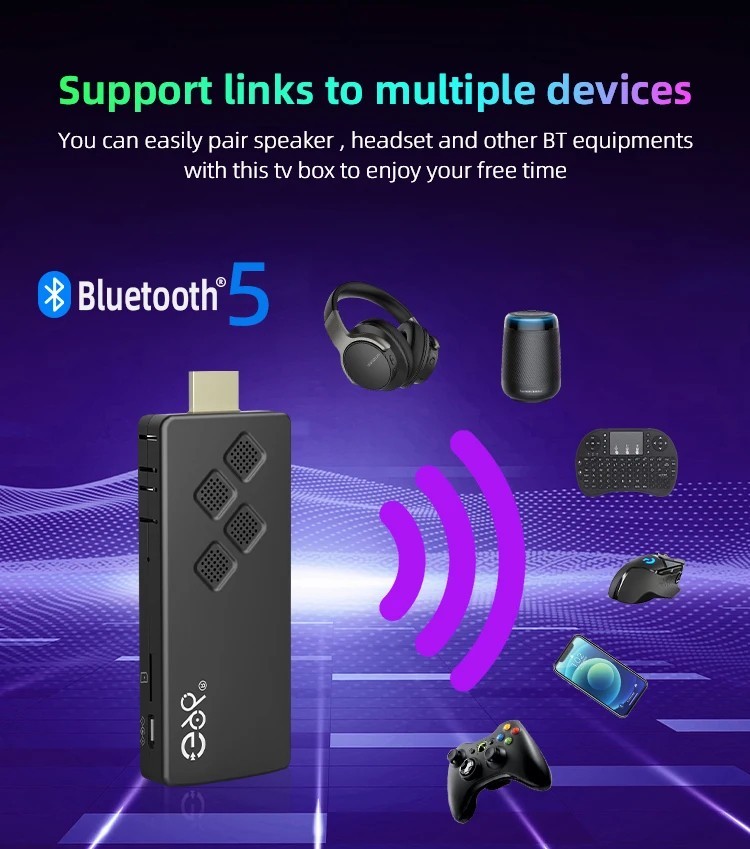 G96 Android 13 TV Stick 8K Streaming Media 2GB+16GB Allwinner H313 NEW UK