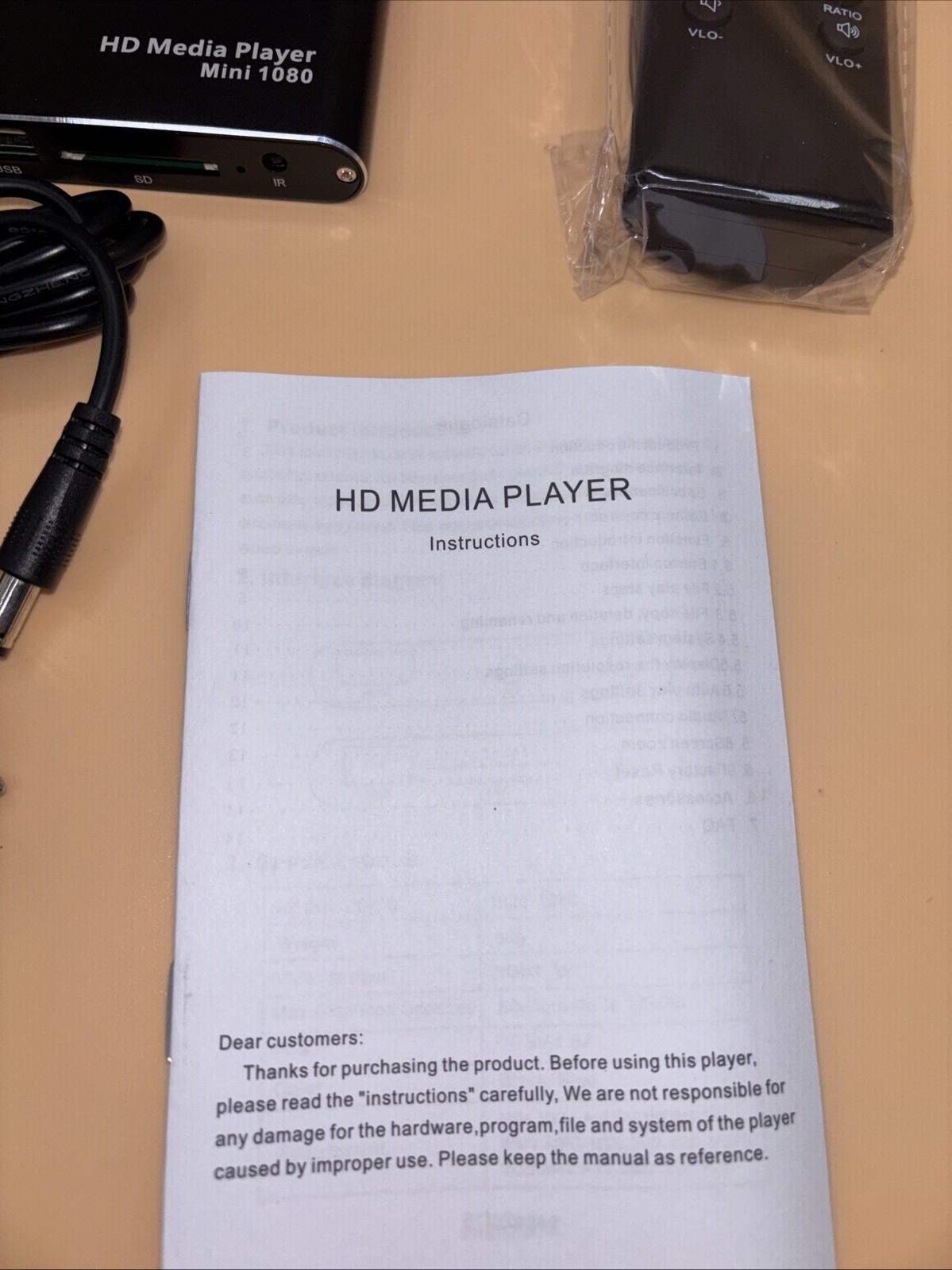 Ultra Compact 1080p HDMI Media Player – Versatile Formats & Easy File Management