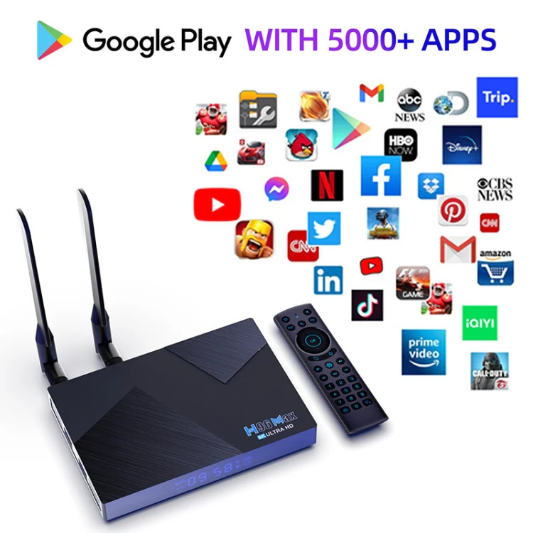 H96 Max V58 Android 12.0 Smart TV Box, Quad-core Cortex-A76 and Quad-core Corte