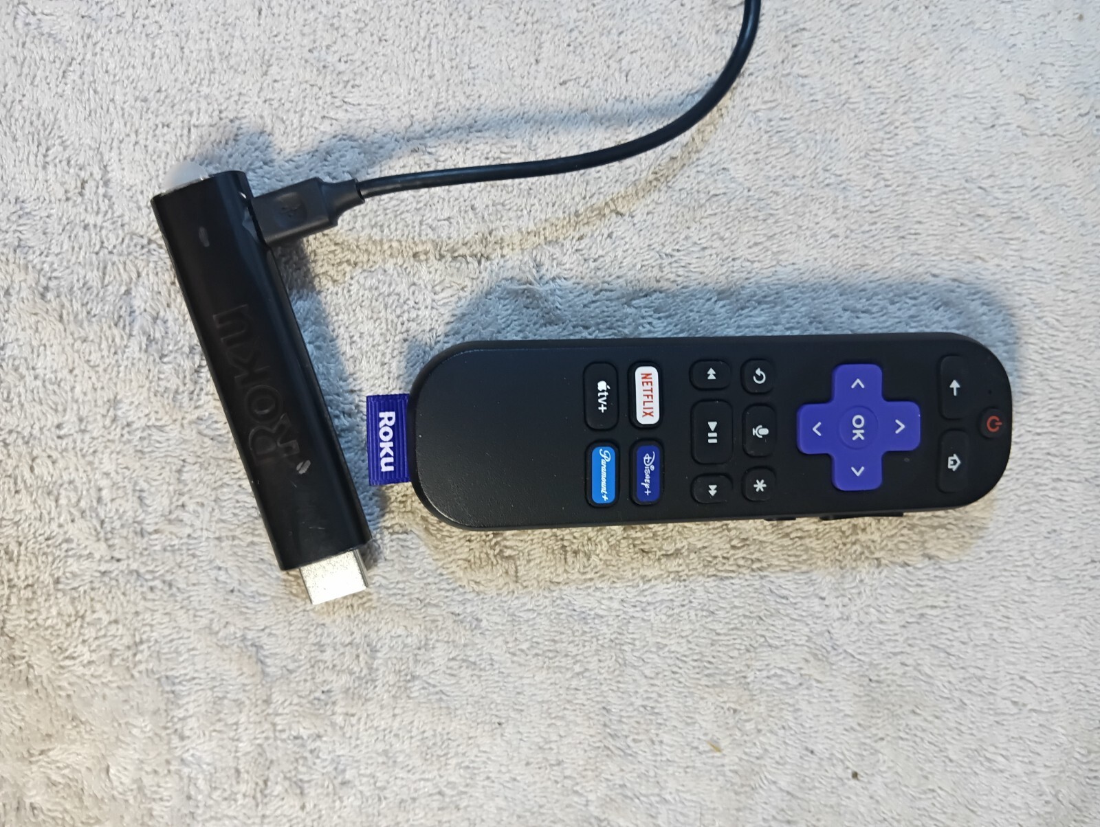 Roku Streaming Stick 4K with Voice Remote and Wireless Receiver Free Shipp TD4D