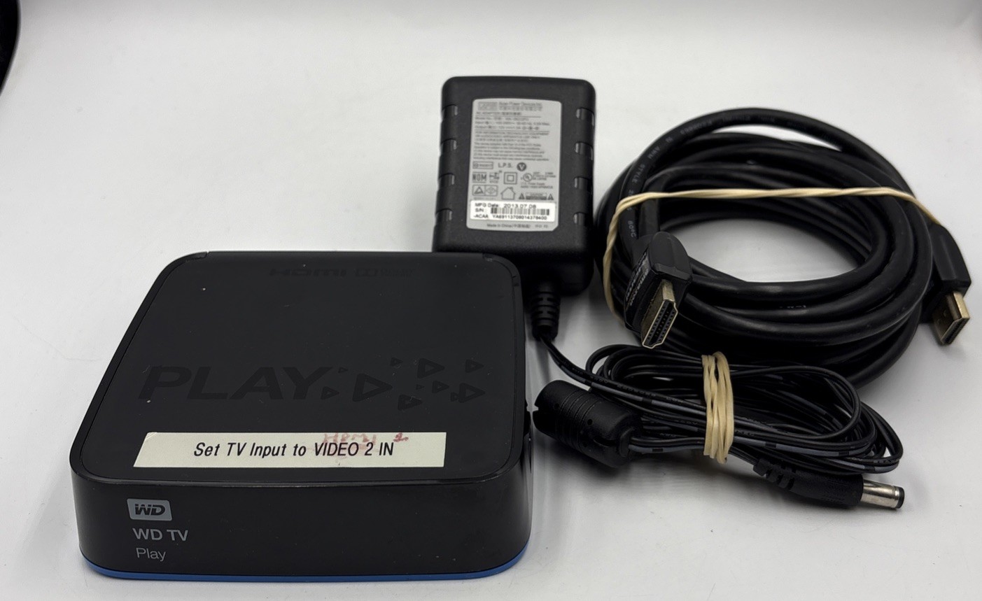 Western Digital TV Play Digital HD Media Streamer No Remote.