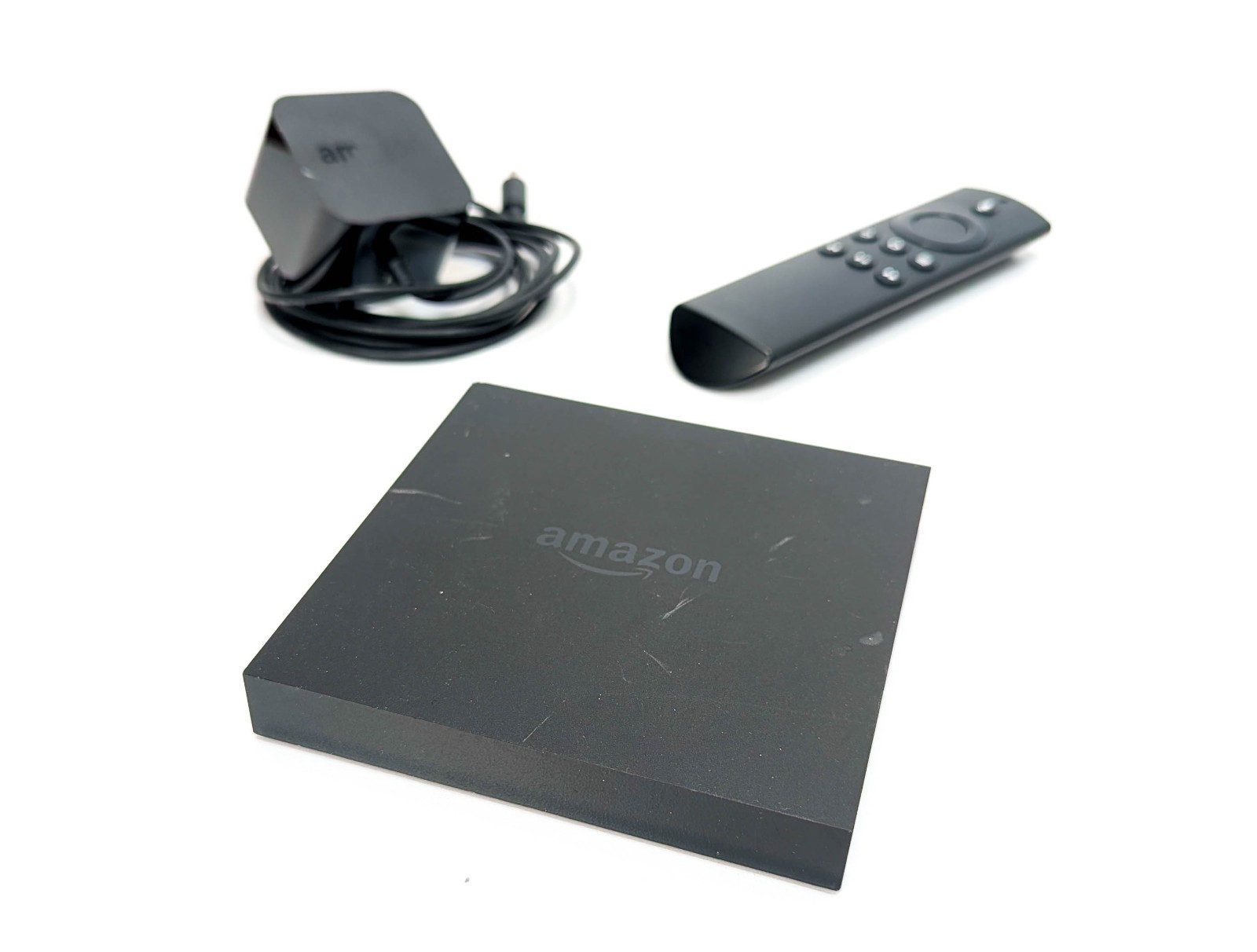 Amazon Fire TV 2nd Gen DV83YW Media Streamer + Remote + Power Cord, WORKS
