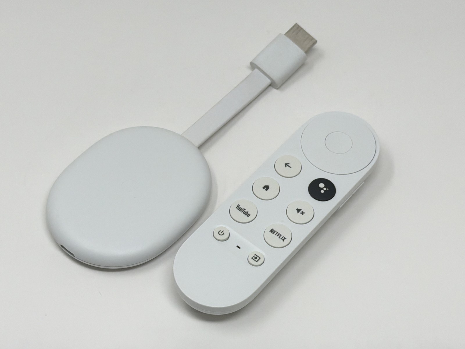 Google Chromecast with Google TV GZRNL Snow Media Streamer Good