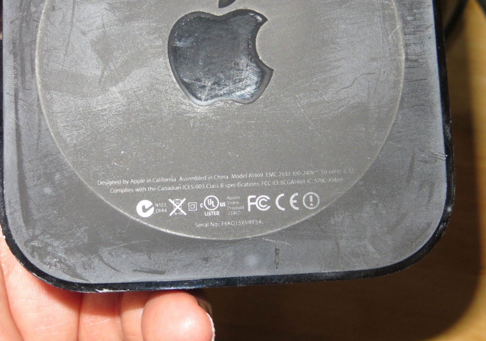 Apple TV Model A1469 Generation 3 720p HD Media Streamer w/remote Fully Tested