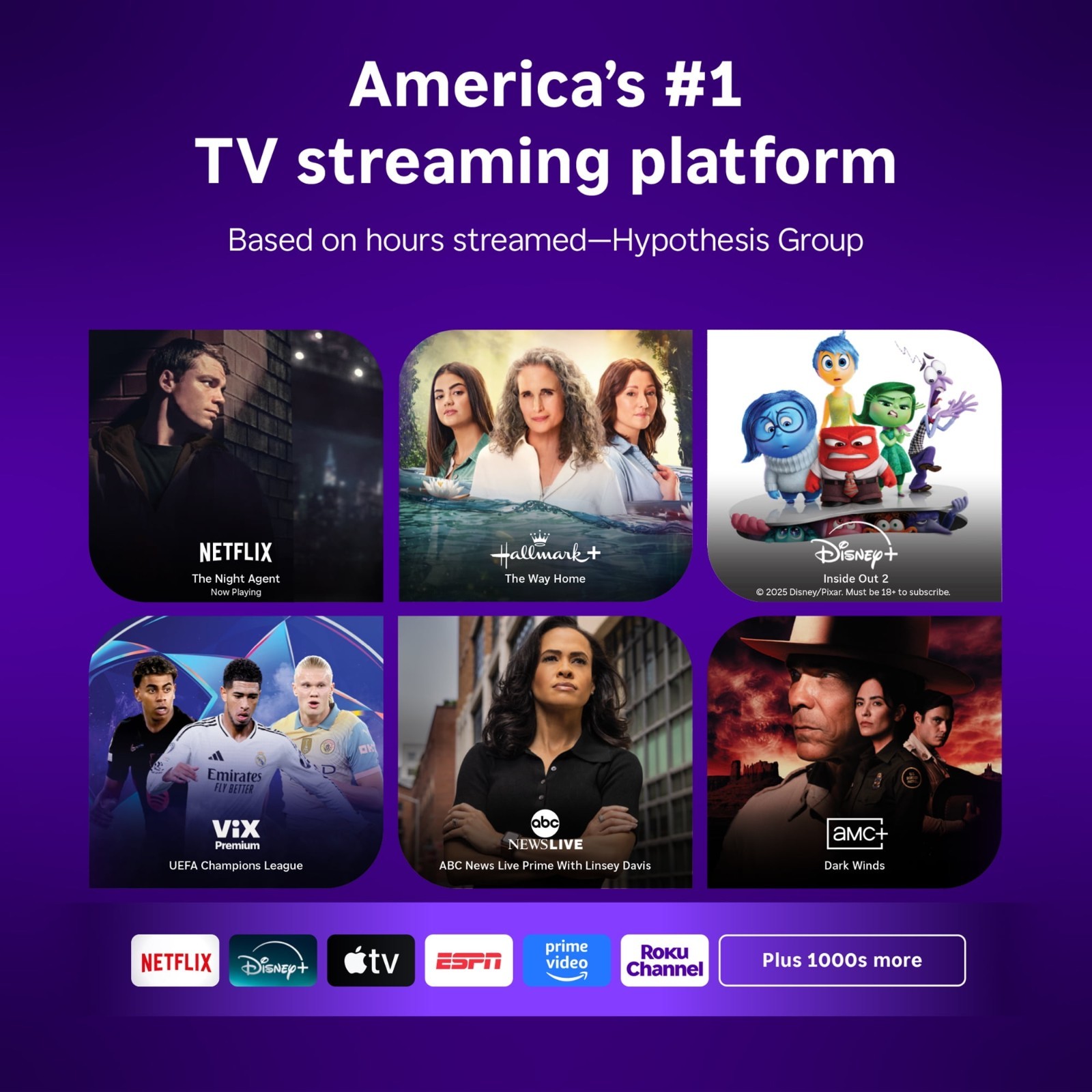 Roku Streamer Plus 4K HDR Streaming Device with Voice Remote