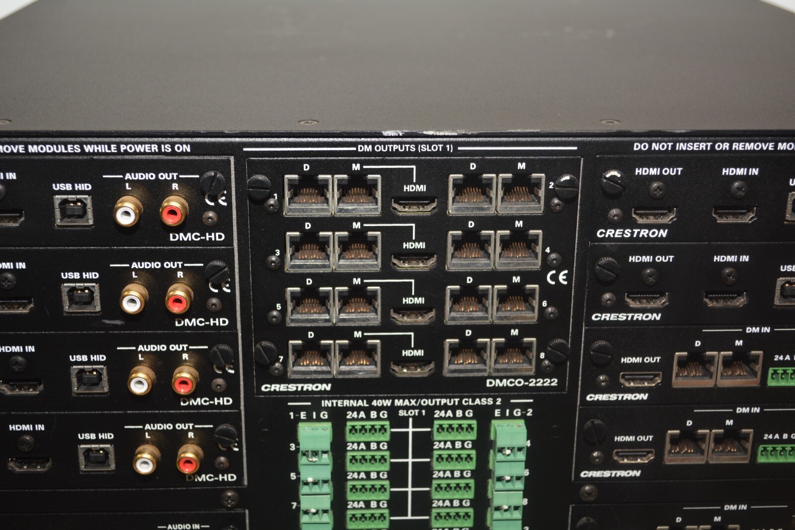 ^ Crestron DM-MD16x16 HD Digital Media Switcher w/ 15x Cards #X1035