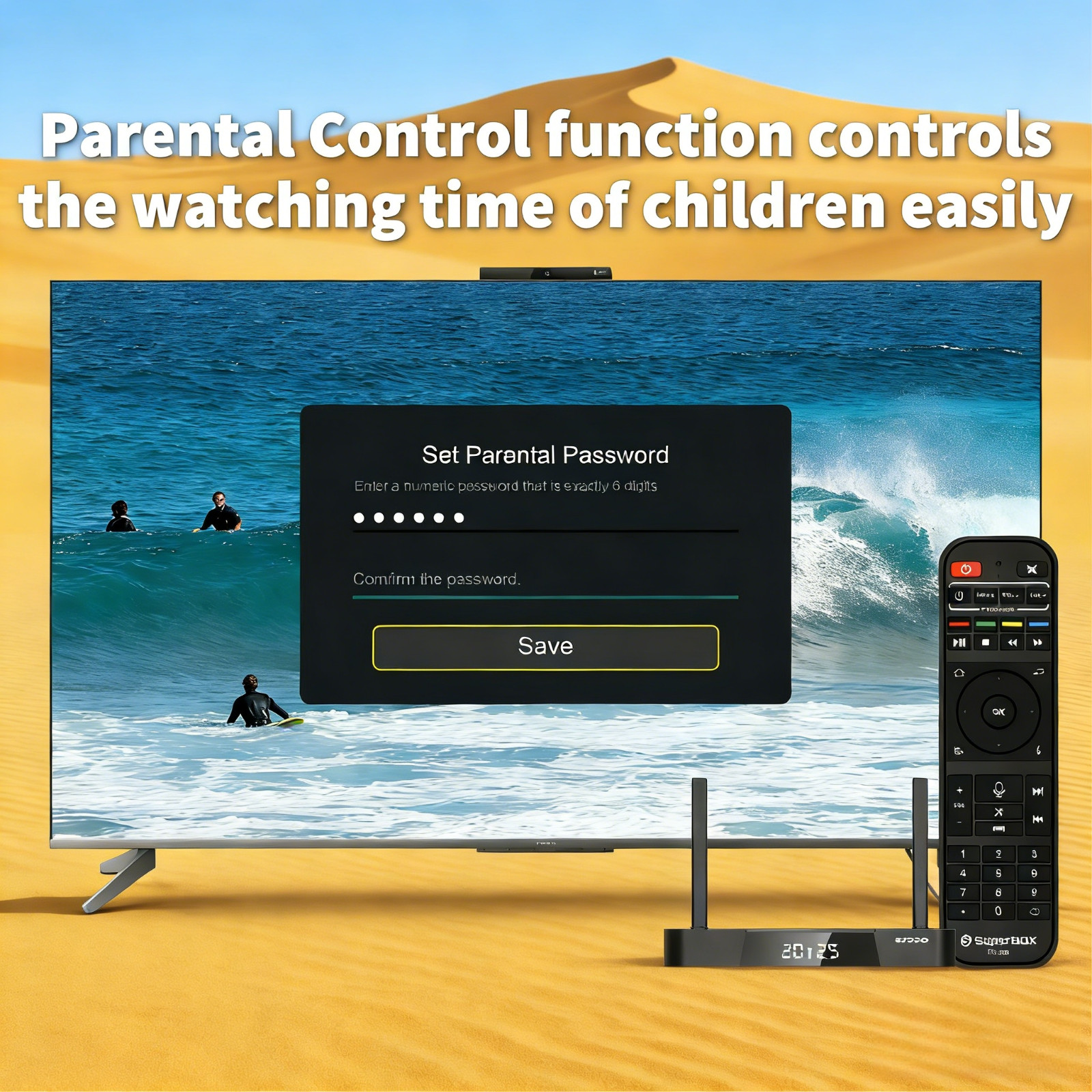 New SuperBox S7 Pro Ultra HD Streaming Media Player 2.4G+5G WiFi Bluetooth