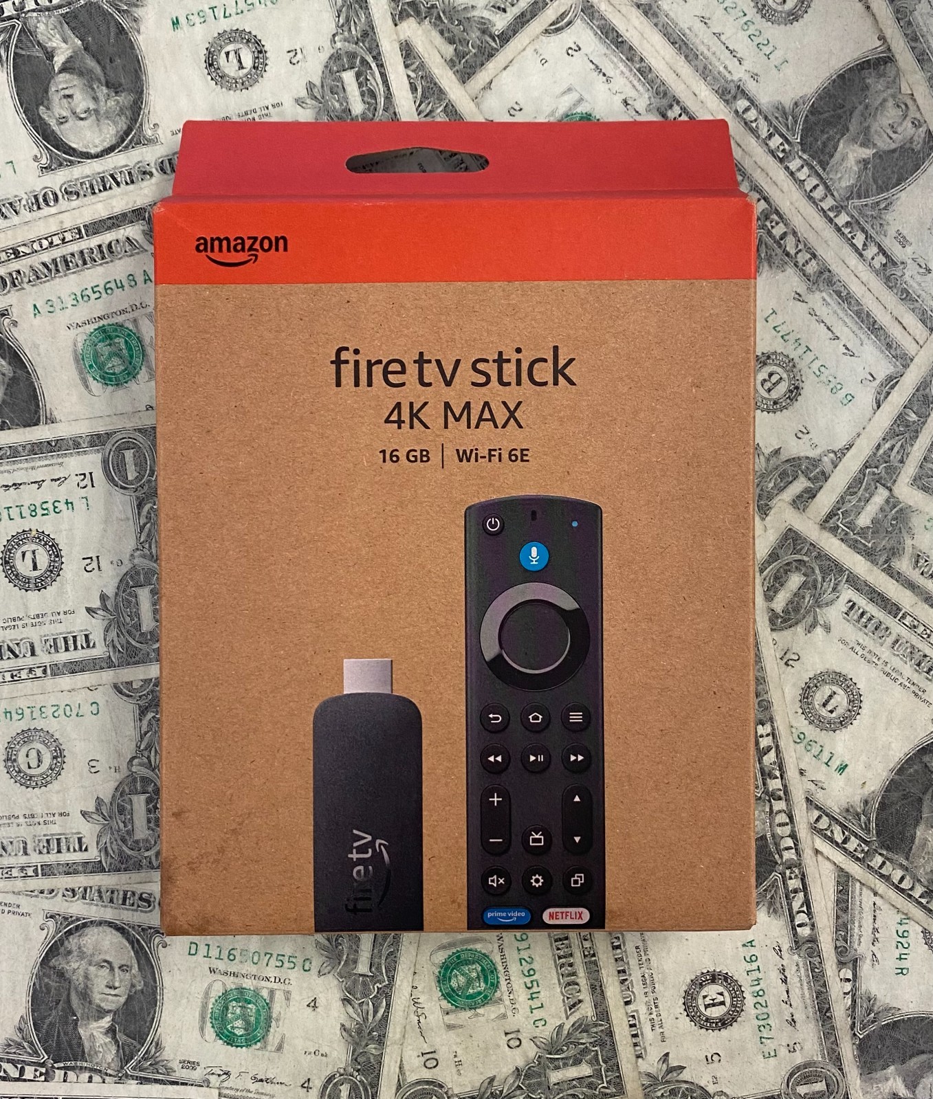 Amazon Fire TV Stick 4K Max 16GB streaming device, Wi-Fi 6E – New