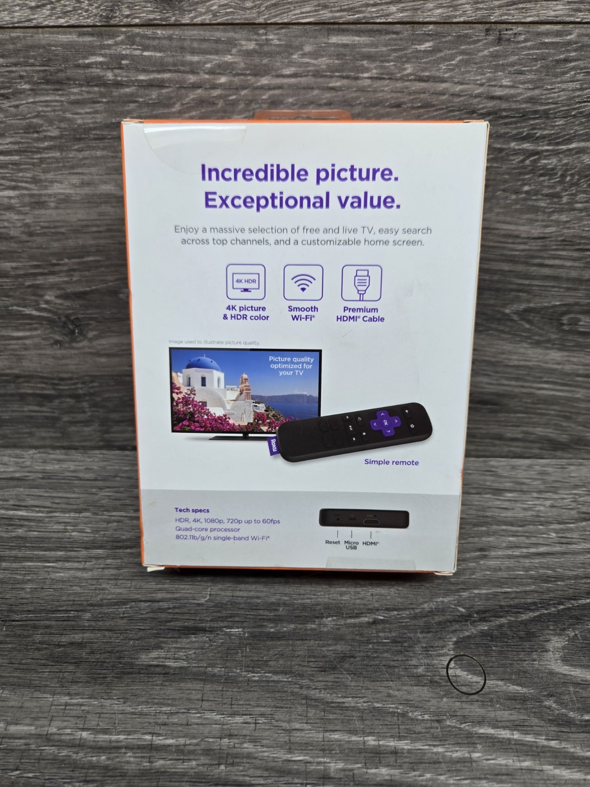 Roku Premiere 4K HDR Streaming Media Player