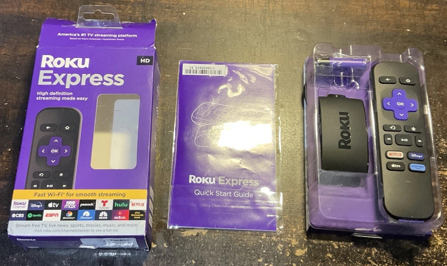 Roku Express Cable Remote – Black (3960R)