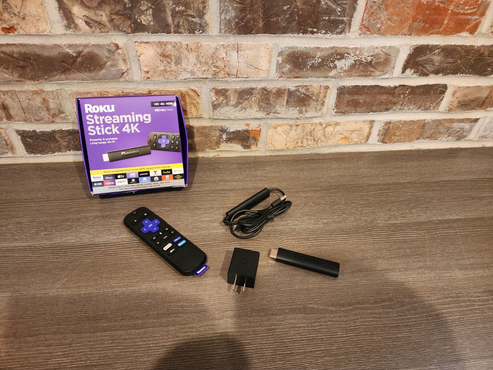 Roku Streaming Stick 4K/HDR/Dolby Vision Streaming Device with Voice Remote