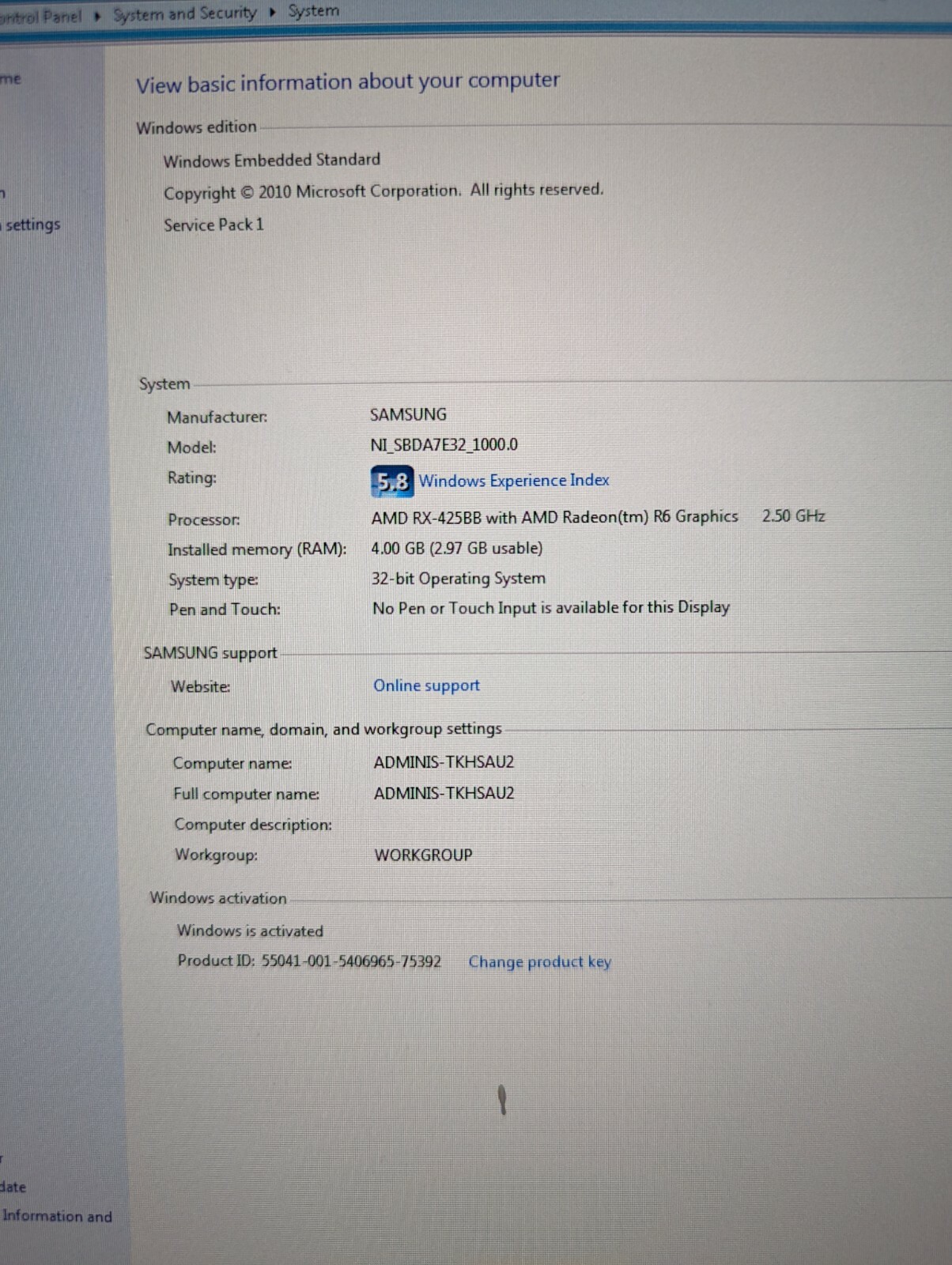 Samsung LFD NETWORK SBB-DA Setback Box Media Player – AMD R6, 4GB RAM, 64GB SSD