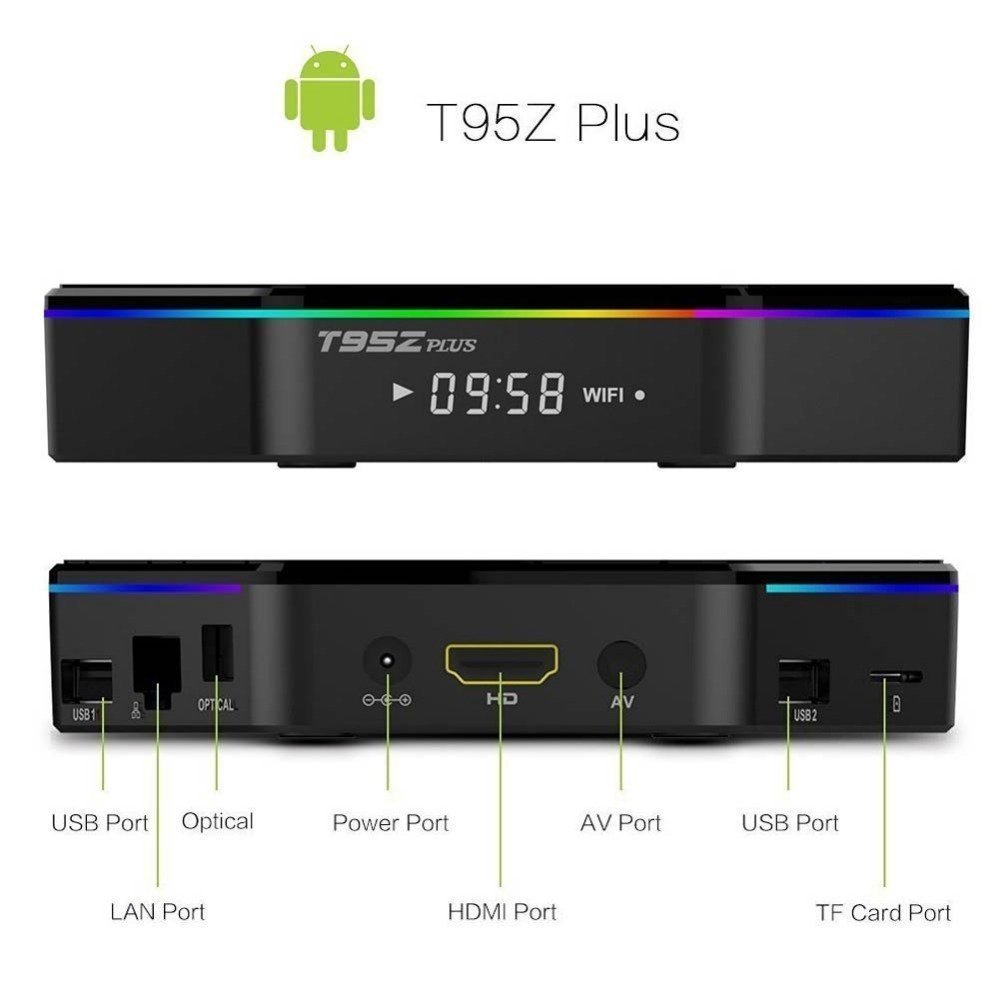 T95Z Plus Android 7.1.2 TV box 3GB RAM 32GB ROM Octa-core