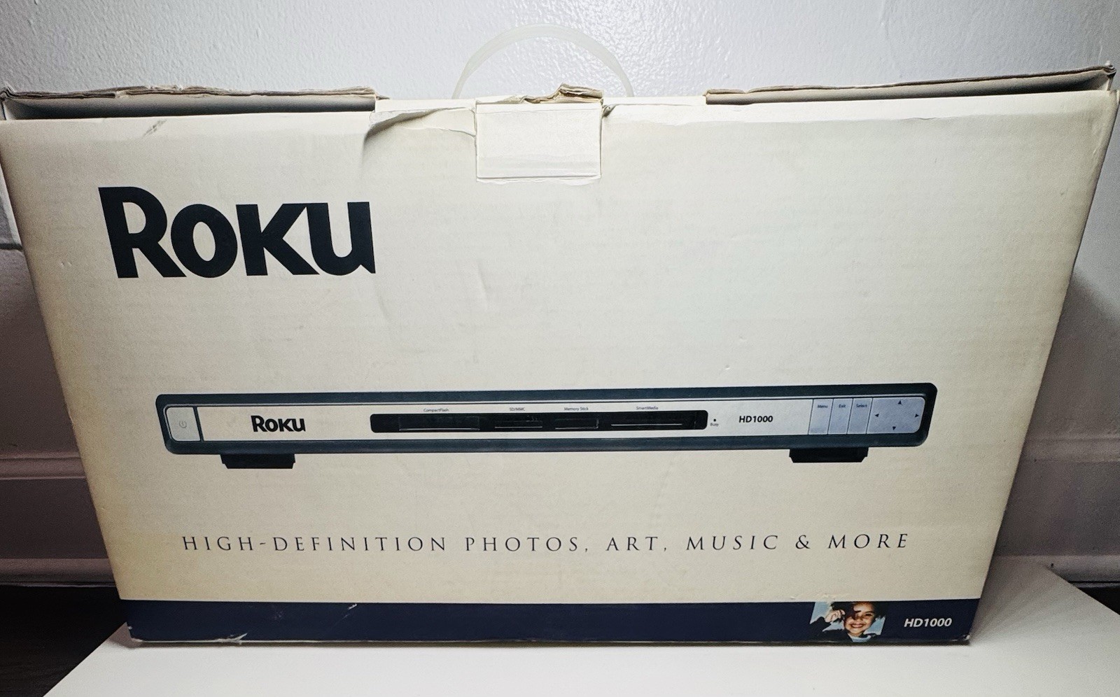 Vintage Roku HD1000 High Definition Media Player – Original Box & Manual