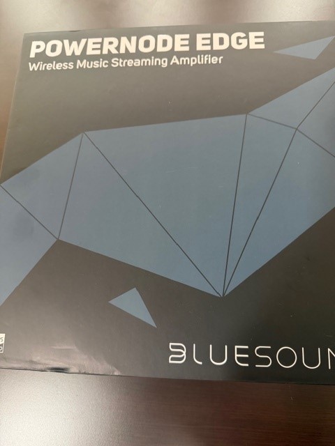 Bluesound POWERNODE Edge Wireless Music Streaming Amplifer, white