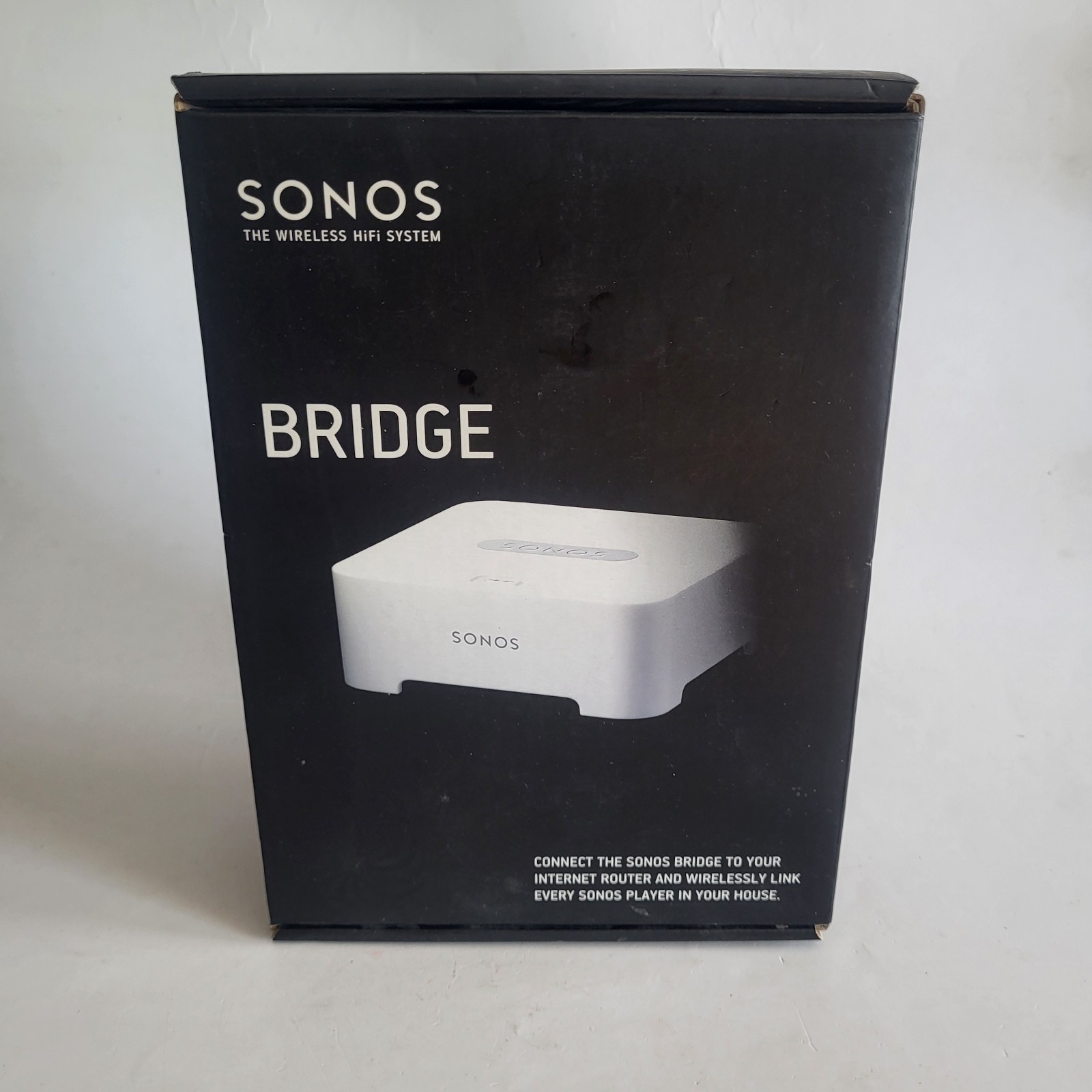 Sonos Bridge Wireless HiFi System White w/ OEM Power Supply And Ethernet Cable
