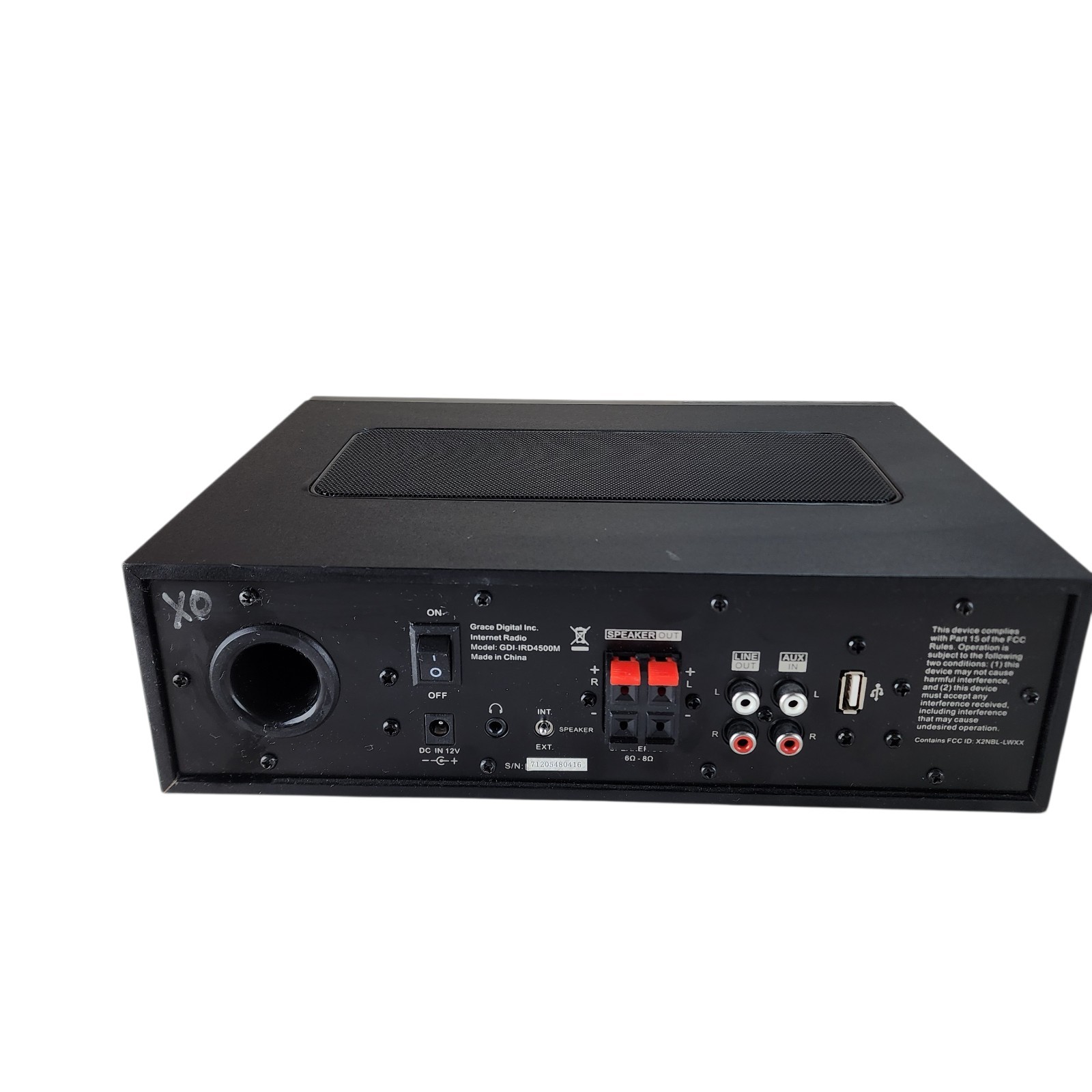 Grace Digital Bravado-X GDI-IRD4500 Internet Radio Media Streamer w/Adapter GIFT