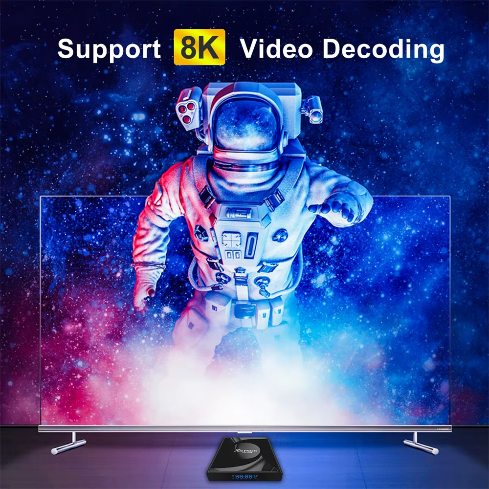 X88 PRO 13 TV Box Android 13 RK3528 4GB 64GB 8K HD Smart TVBox WIFI6 BT5 OTA Upg