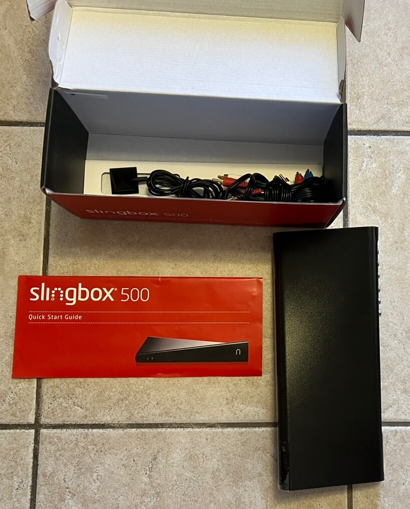 Sling Media Slingbox 500 Digital Media Streamer HD No Power Adapter or Remote