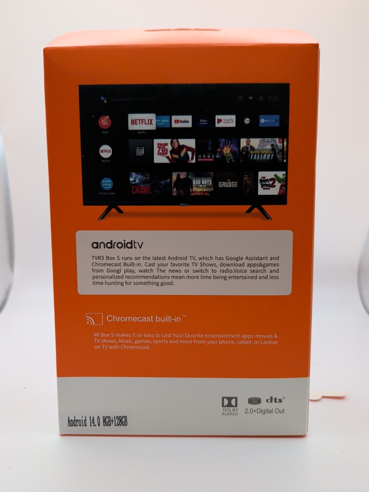 TVR3 Android TV Stick 8GB+128 Media Player Smart 4K TV Stick HD2.0 Wifi