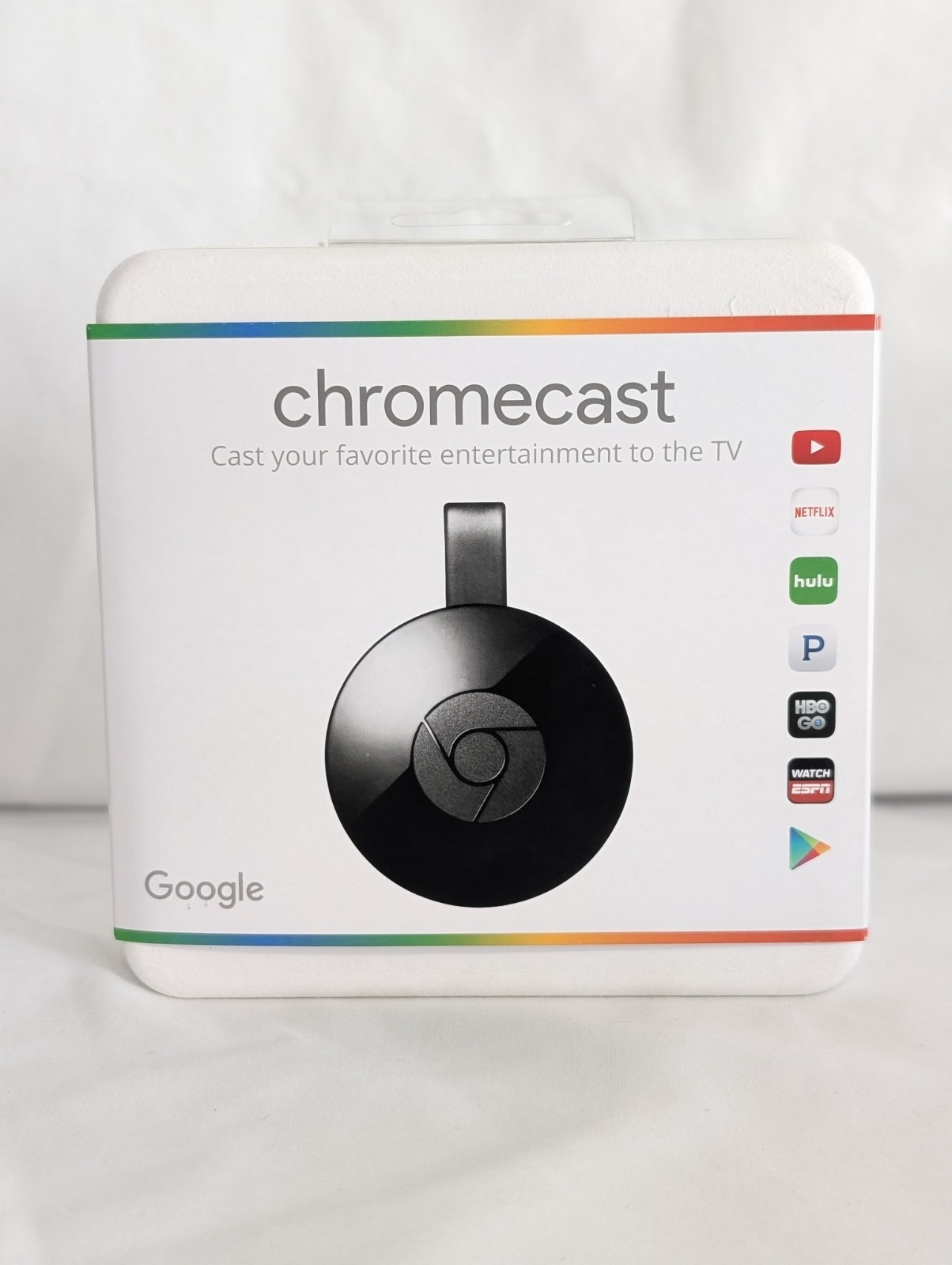 Google Chromecast 2nd Generation HD Media Streamer (NC2-6A5) -New Sealed