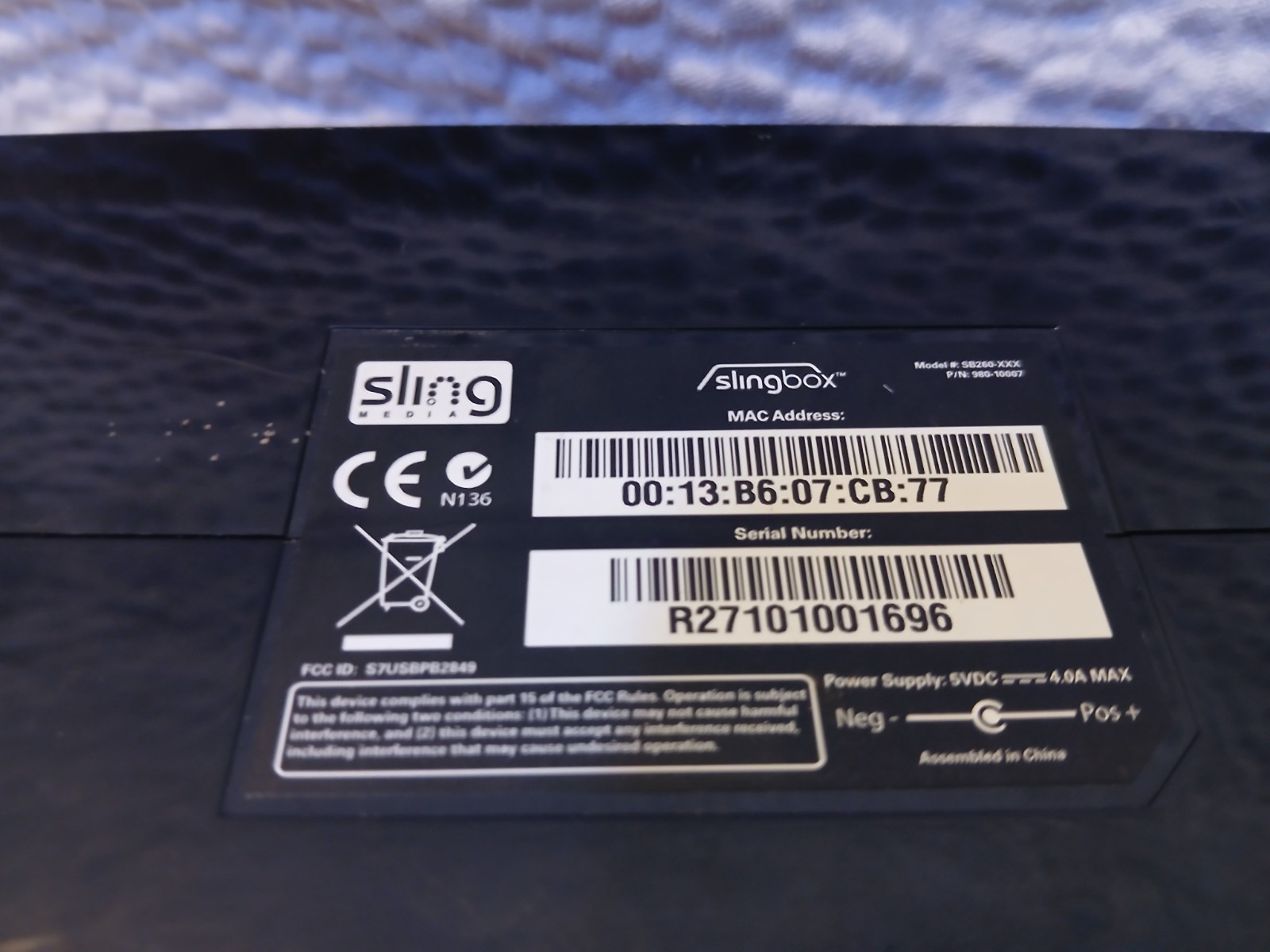 Slingbox SOLO SB260-XXX Sling Media Streaming Box ONLY