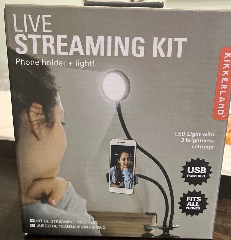 Live streaming kit Kirkland NEW in box