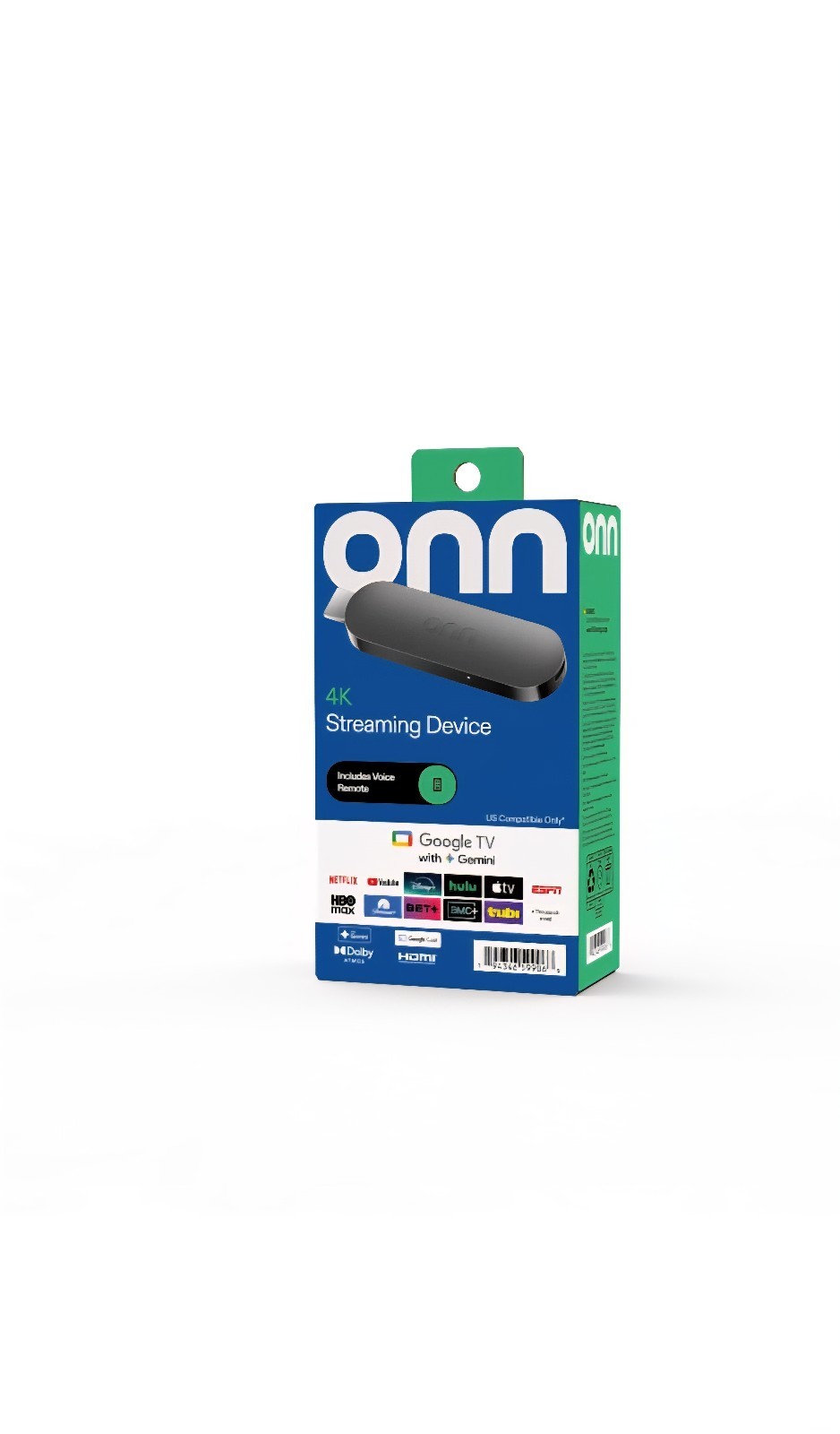 onn 4K Streaming Device, Google TV with Gemini (NEW 2026 Model) – Fast Streaming