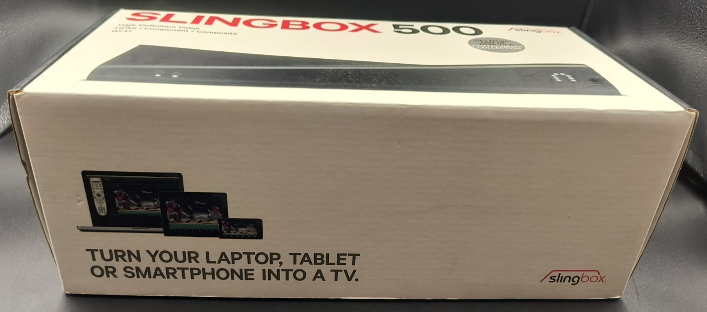 Sling Media Slingbox 500 Digital Media Streamer Open Box.