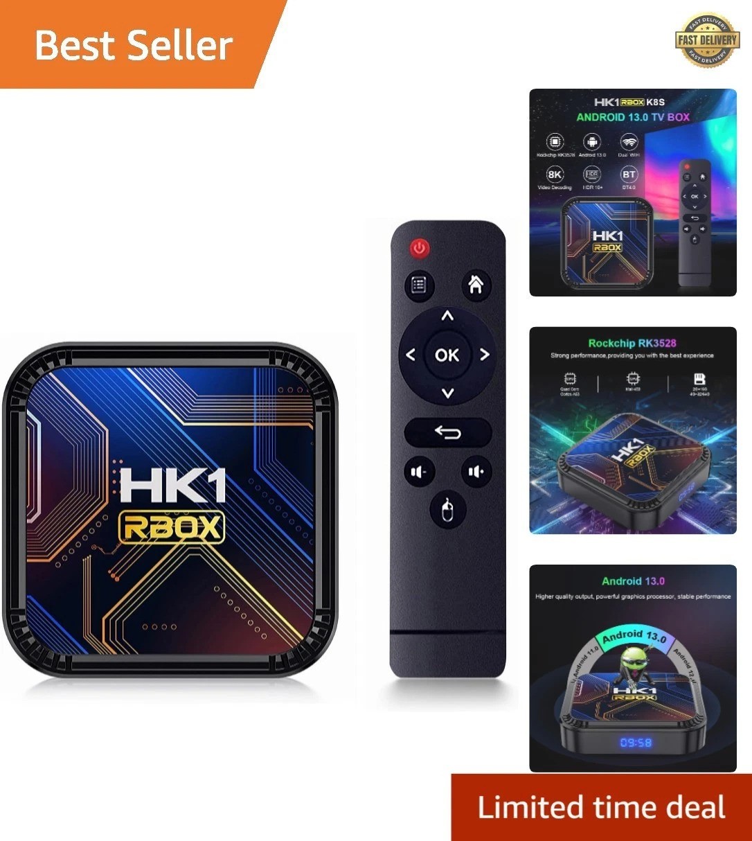 Android 13.0 TV Box – 8K 3D Ready, Blow Away Entertainment System