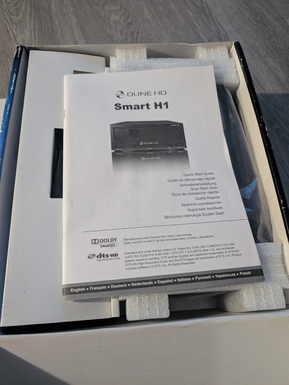 Dune HD Smart H1 HDD and Network Media Player W/ Box