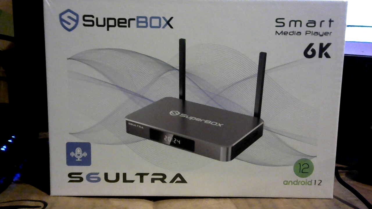 SUPERBOX S6 ULTRA TV BOX Media Player 4GB+128GB Wi-Fi 6 BRAND NEW FREE SHIPPING