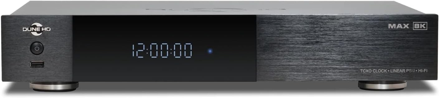 Dune HD Max 8K Full-Sized Media Player 8GB/64GB, Linear PSU, Android Open box