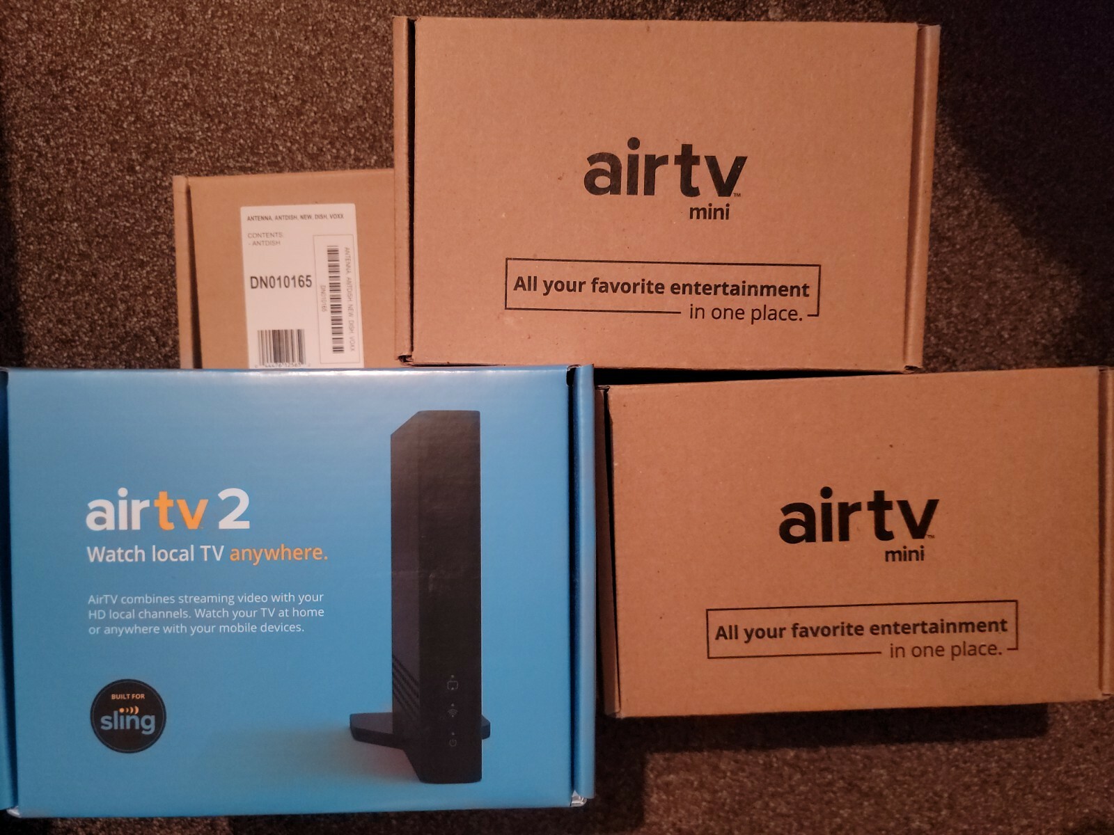 AirTV 2 Media Local Channel Streamer Bundle Package