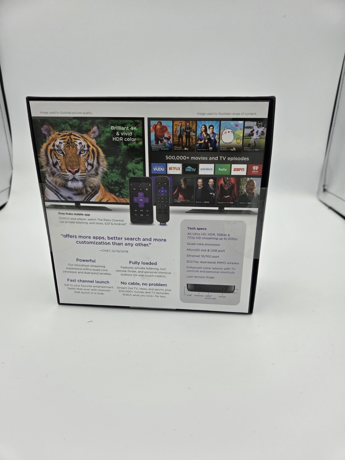 Roku Ultra 4670R 4K HDR HD Streaming Player NEW Sealed Best Buy Private Owner