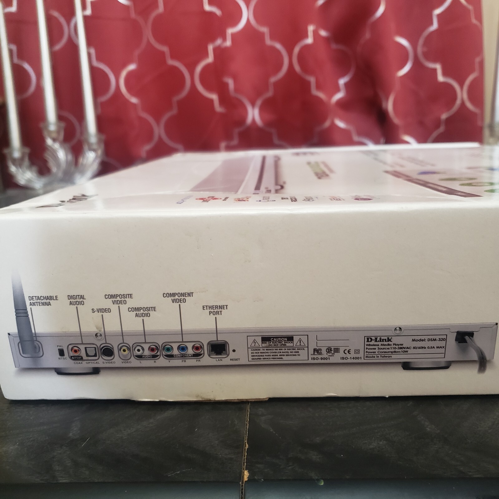 D-Link Media Lounge Digital Wireless Media Player DSM-320 Silver