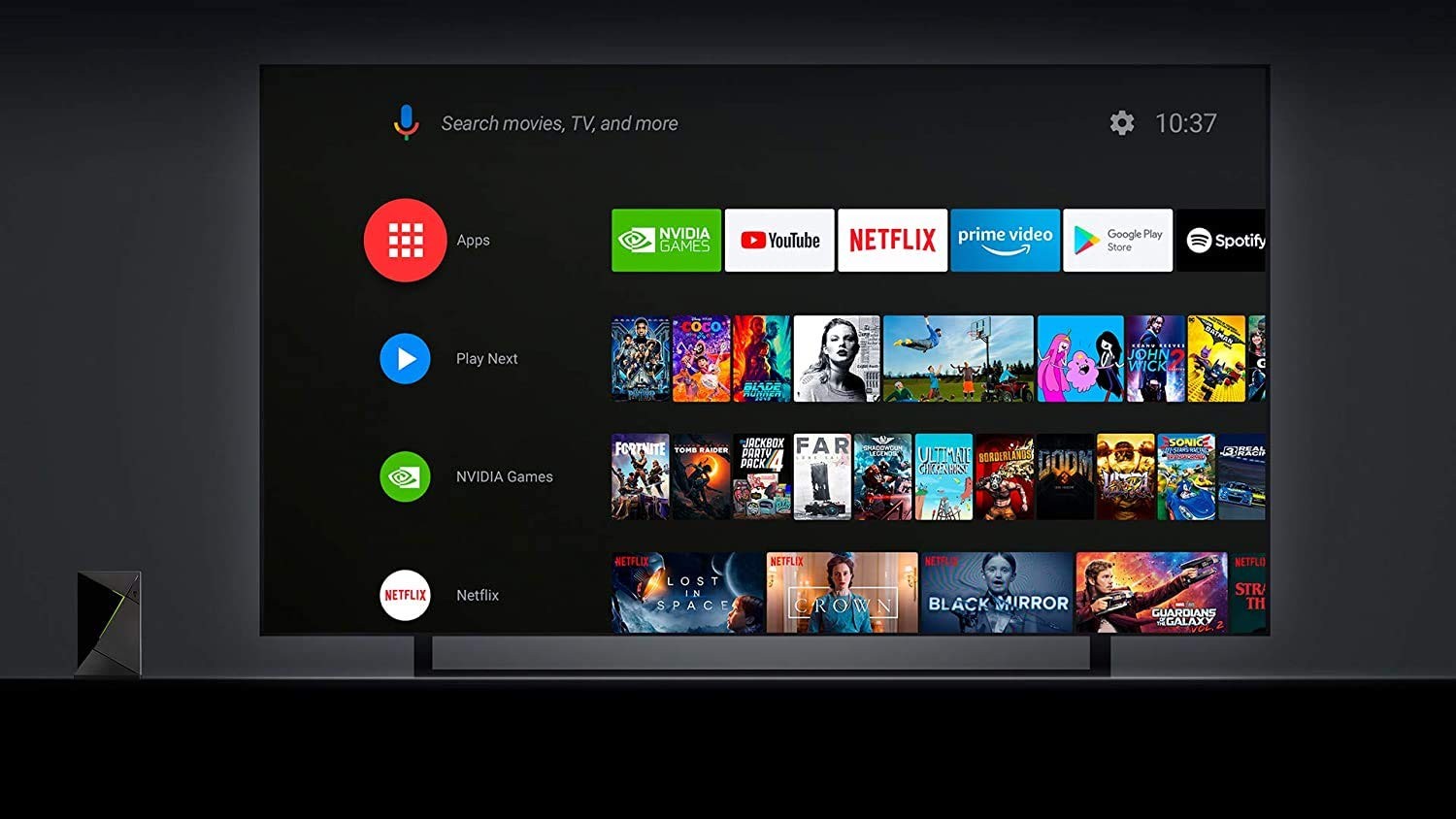 NVIDIA Shield Android TV Pro | 4K HDR Streaming Media Player High Performance…