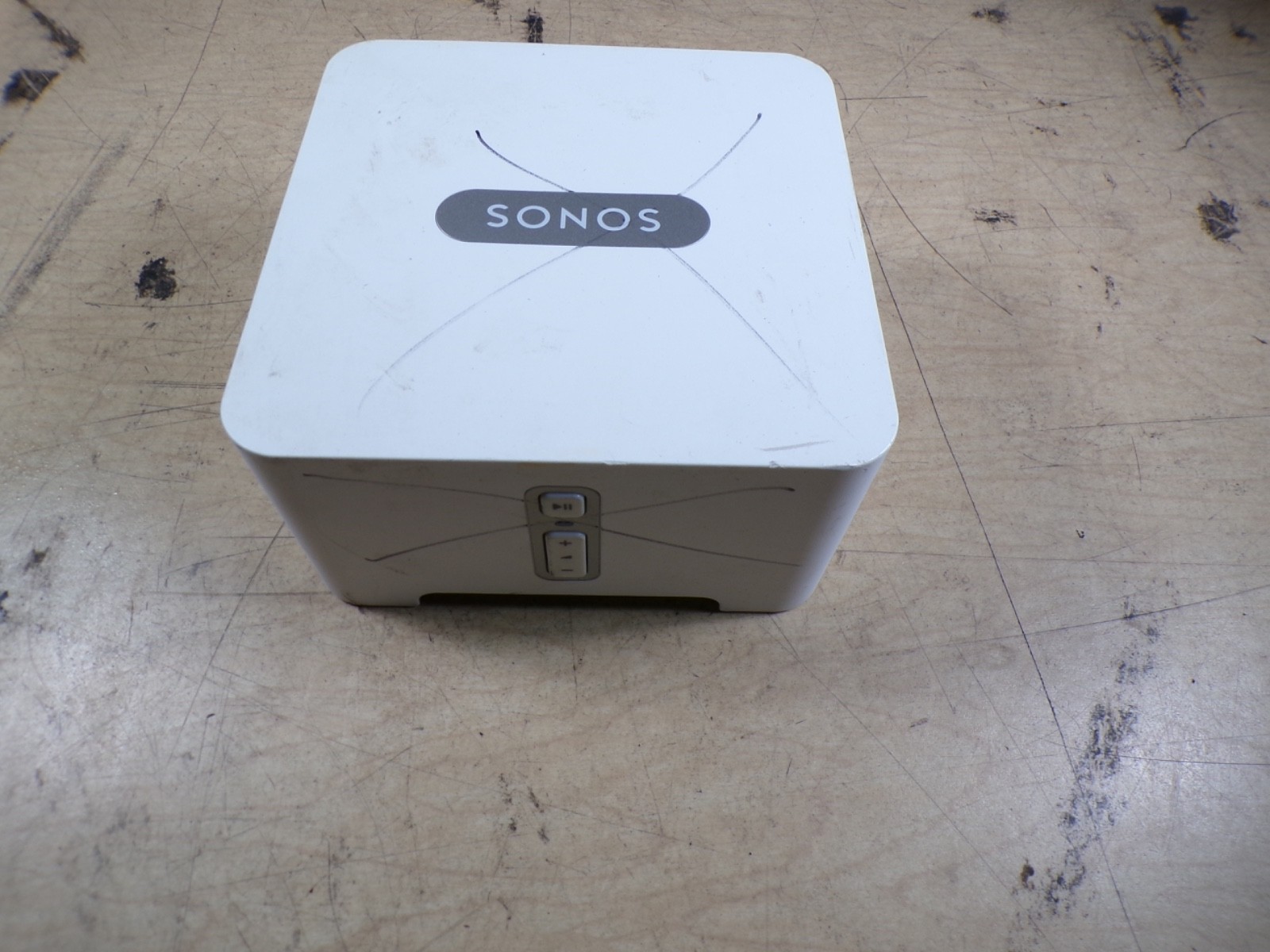 SONOS CONNECT AMP DIGITAL MEDIA STREAMER WHITE **UNTESTED